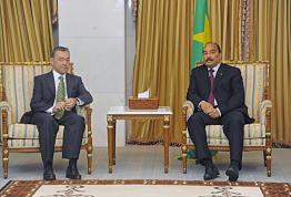 Luis Padrón, parte de la delegación del Gobierno de Canarias que se encuentra en Mauritania