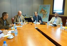 La directiva del Colegio de Agentes Comerciales de Las Palmas visita Casa África