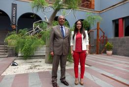 El embajador de Egipto en España visita Casa África