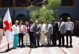 Casa África recibe a una delegación de la Asociación de Sociedades Nacionales de la Cruz Roja y de la Media Luna Roja Africanas (ACROFA)