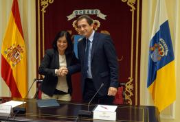 Casa África firma un convenio de colaboración con el Parlamento de Canarias