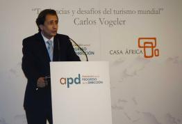 El Secretario Ejecutivo de la OMT, Carlos Vogeler, en Casa África