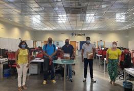 Dos caboverdianos se formarán en Femete como docentes de electricidad y fontanería