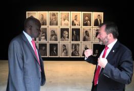 El embajador de Kenia en España, de visita en Casa África