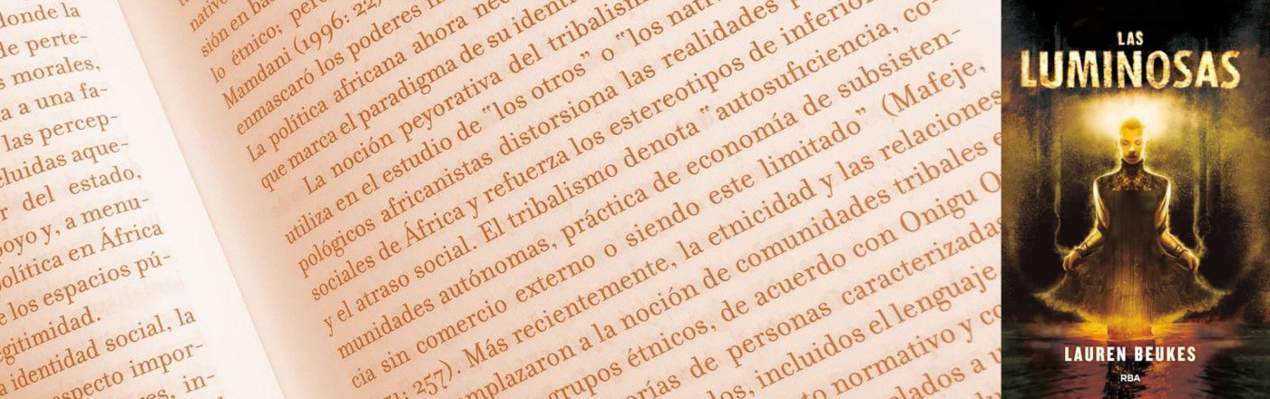 El Club de Lectura Antonio Lozano de Casa África lee el libro «Las luminosas», de Lauren Beukes