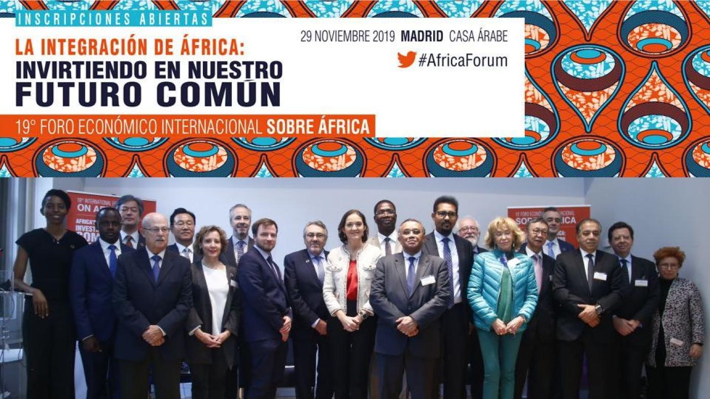 XIX Foro Económico Internacional sobre África XIX Foro Económico Internacional sobre África