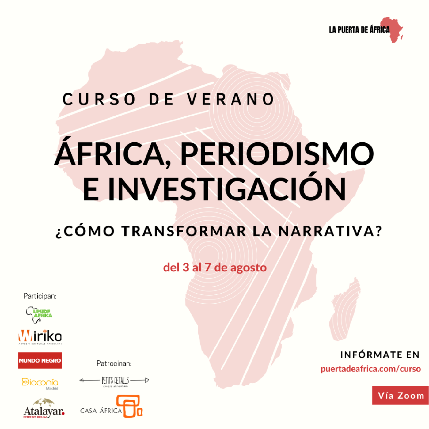 Curso on line: África - Periodismo e investigación. Transformar la narrativa Curso on line: África - Periodismo e investigación. Transformar la narrativa
