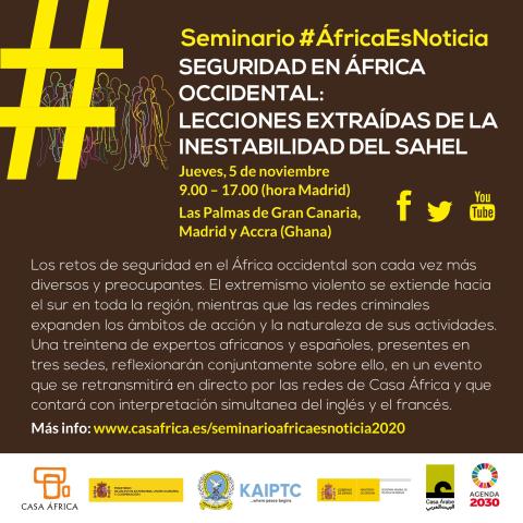Colección de artículos del seminario #ÁfricaEsNoticia: Seguridad en África Occidental: Lecciones extraídas de la inestabilidad del Sahel