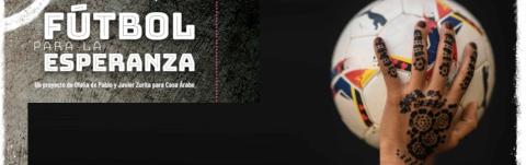 Folleto de la exposición «Fútbol para la esperanza»