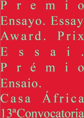 Convocatoria del Premio de Ensayo en portugués