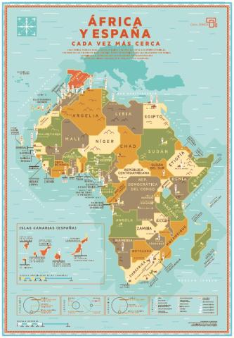 Mapa África y España cada vez más cerca