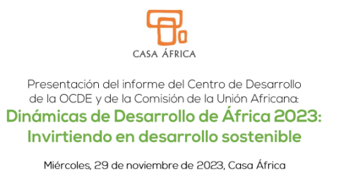 Programa de la presentación en Casa África en español