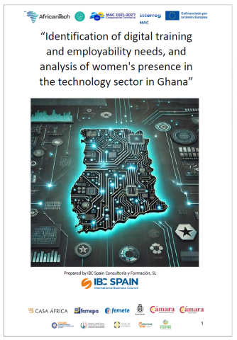 Report Femete. GHANA. Digital training, employability and women's presence