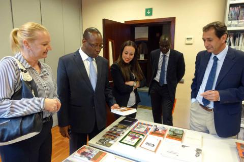 El embajador de Senegal en España visita Casa África