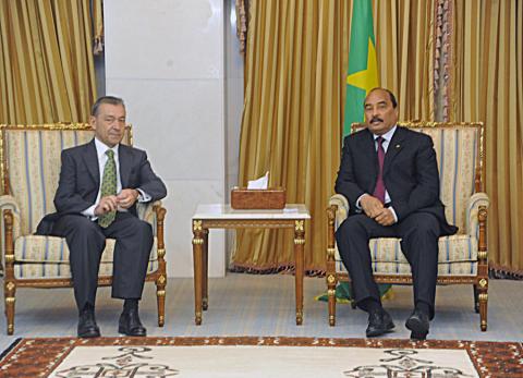 Luis Padrón, parte de la delegación del Gobierno de Canarias que se encuentra en Mauritania