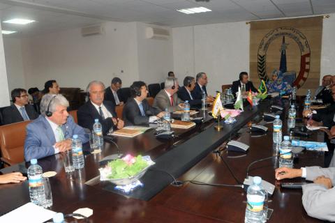 Luis Padrón, parte de la delegación del Gobierno de Canarias que se encuentra en Mauritania