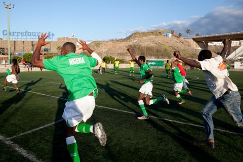 Côte d’Ivoire y Nigeria se disputarán el trofeo del I Torneo de Fútbol Siete África Vive