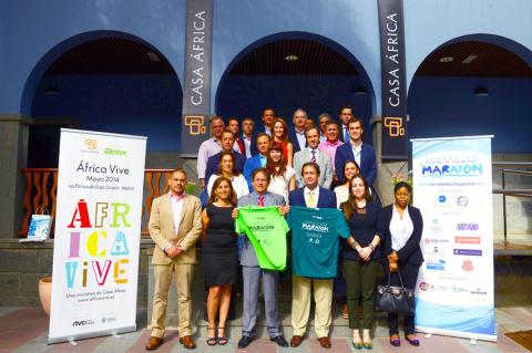 La Fundación Puertos y Casa África reconocen el apoyo de las empresas patrocinadoras de la Media Maratón