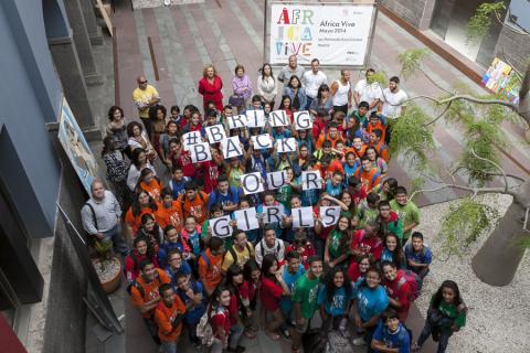 Los alumnos canarios exponen sus visiones de África en Casa África