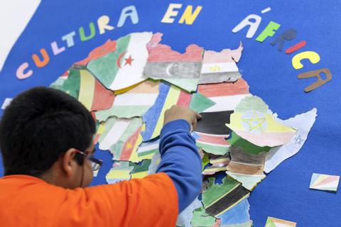 Los alumnos canarios exponen sus visiones de África en Casa África