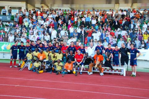 El equipo One goal llega a Cádiz tras su paso por Madrid