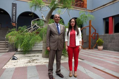 El embajador de Egipto en España visita Casa África