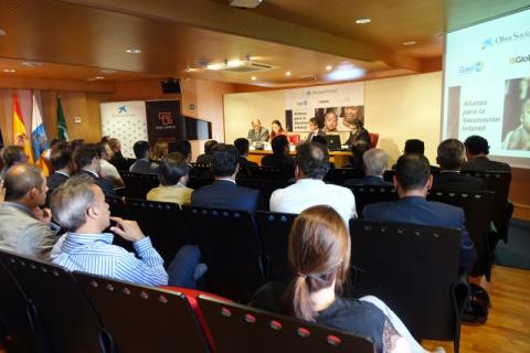 24 empresas de la provincia de Las Palmas han contribuido a la vacunación de 8.687 niños de países de baja renta