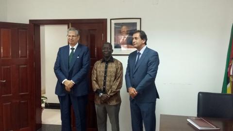 El director general de Casa África, de visita oficial en Maputo