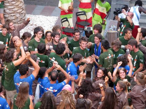 Los participantes de Madrid Rumbo al Sur visitan Casa África en su camino de vuelta