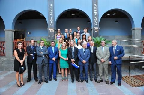 Casa África alberga la entrega de orlas del IV Máster en International Business de la ULPGC