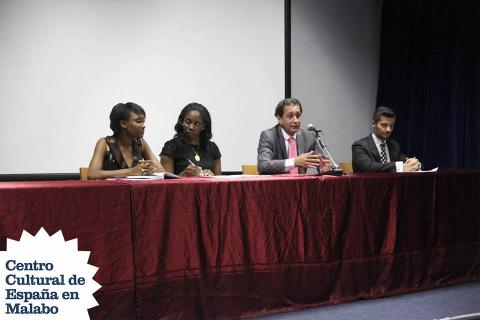 Luis Padrón, de visita institucional en Guinea Ecuatorial