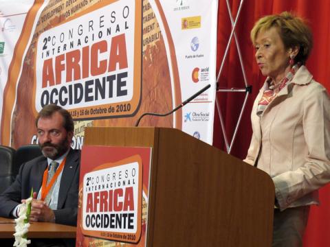 De la Vega clausura el II Congreso África-Ócidente con el mensaje de que los avances en igualdad son la clave para el desarrollo de África