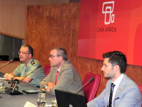 Los participantes en la VII Conferencia Policial Euro-Africana reciben una charla sobre Marca España en Casa África