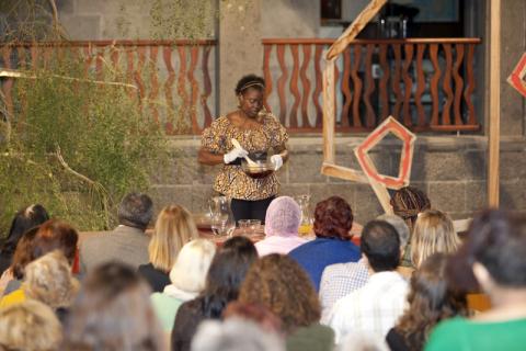 Los sabores africanos inundan el patio de Casa África