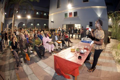 Los sabores africanos inundan el patio de Casa África