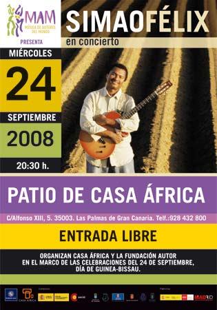 Casa África celebra el Día de Guinea Bissau con un concierto de Simao Félix