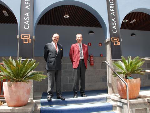Casa África recibe la visita de representantes diplomáticos de Suiza