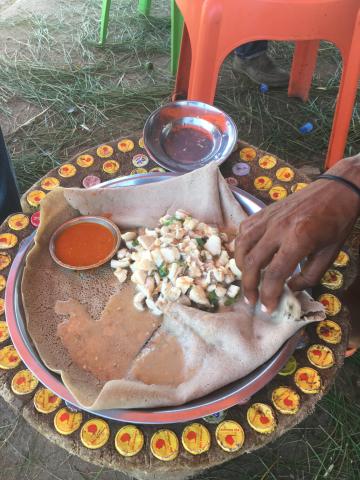 Comida típica, la injera
