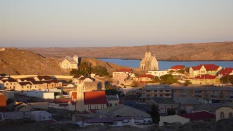 Amaneciendo en lüderitz