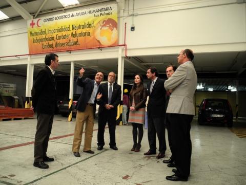 Casa África y el Centro Logístico de Ayuda Humanitaria de Cruz Roja en Las Palmas de Gran Canaria reforzarán su colaboración
