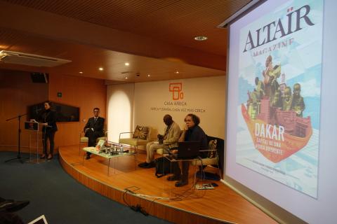 Alberto Virella Gomes, Pere Ortin y Boubacar Boris Diop