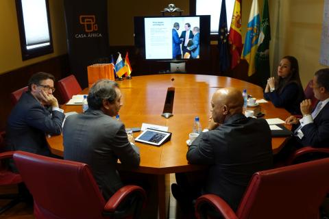 Luis Filipe Tavares y Luis Padrón