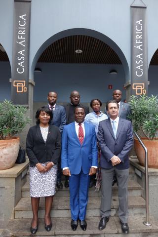 El Rector de la Universidad Nacional de Guinea Ecuatorial, en Casa África