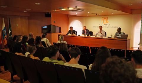 Momento de la charla