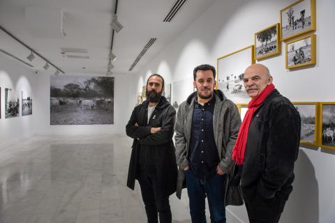 Jorge Martínez, Martín Caparrós y Samuel Aranda