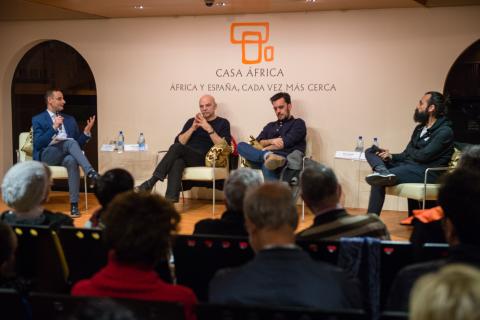 Jorge Martínez, Martín Caparrós y Samuel Aranda