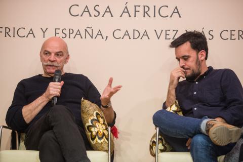 Martín Caparrós y Samuel Aranda