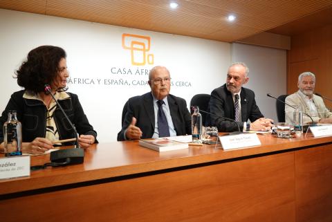 Momento de la presentación con Juan Romero Pi