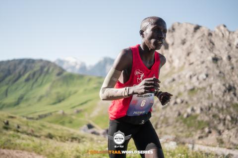 Robert Pkmoi en la Dolomyths Run