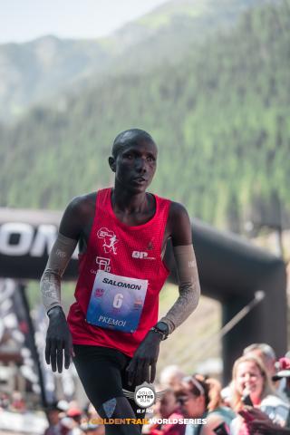 Robert Pkmoi en la Dolomyths Run